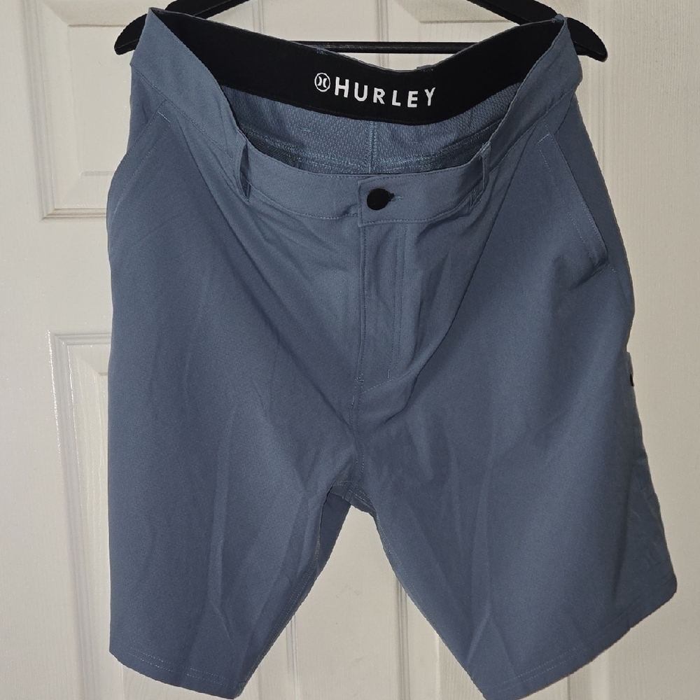 Hurley Men's Slate Blue Athletic Shorts